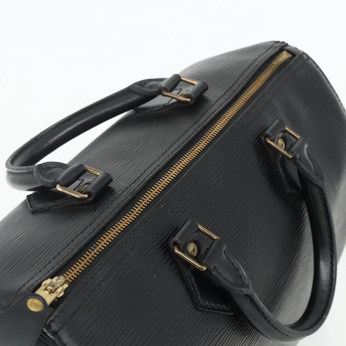 LOUIS VUITTON Epi Speedy 30 Hand Bag Noir Black M43002 LV Auth 179434A