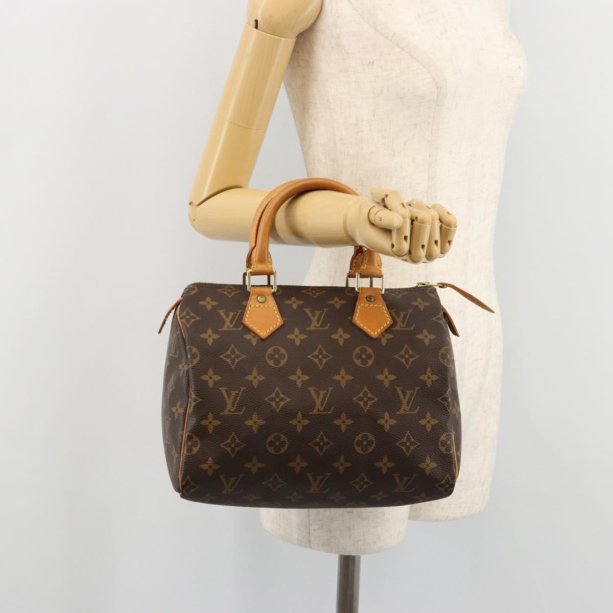 LOUIS VUITTON Monogram Speedy 25 Hand Bag M41528 LV Auth 179455A