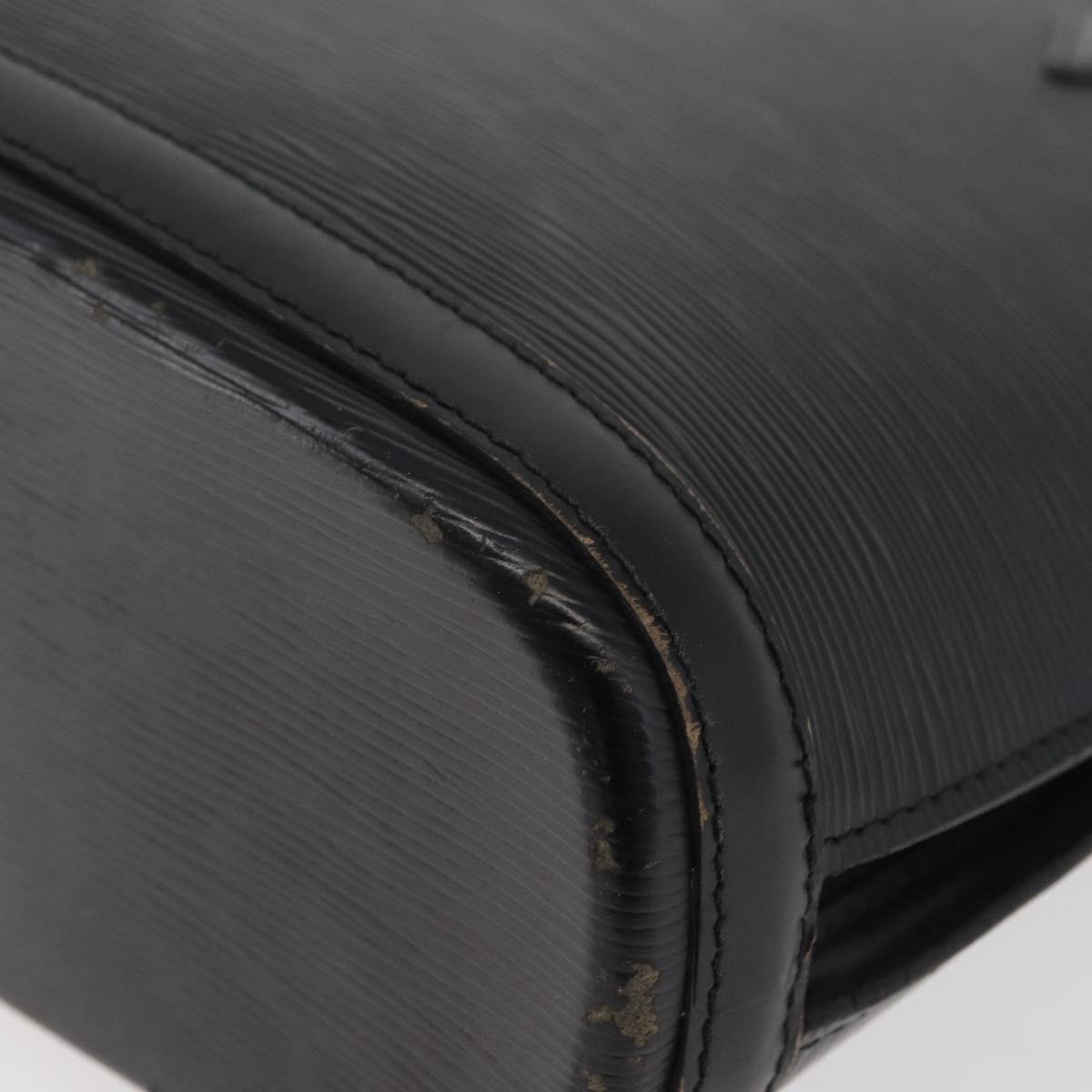 LOUIS VUITTON Epi Lussac Shoulder Bag Black M52282 LV Auth 179463