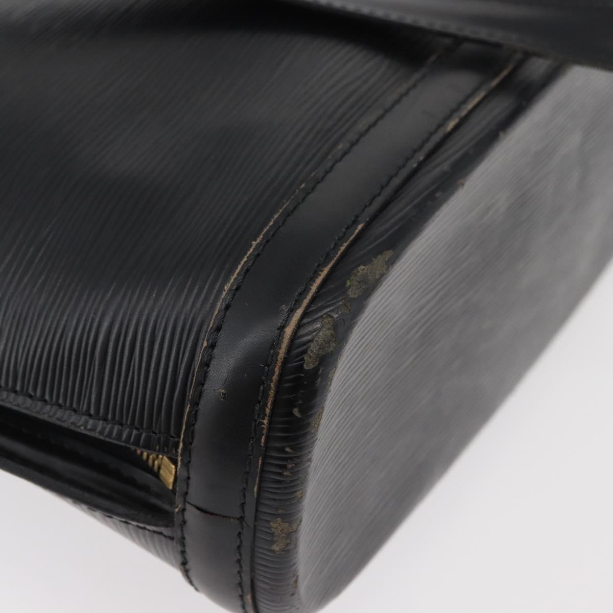 LOUIS VUITTON Epi Lussac Shoulder Bag Black M52282 LV Auth 179463