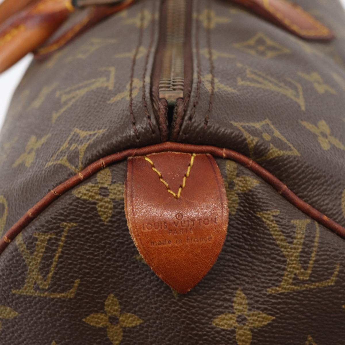 LOUIS VUITTON Monogram Speedy 40 Hand Bag M41522 LV Auth 179479