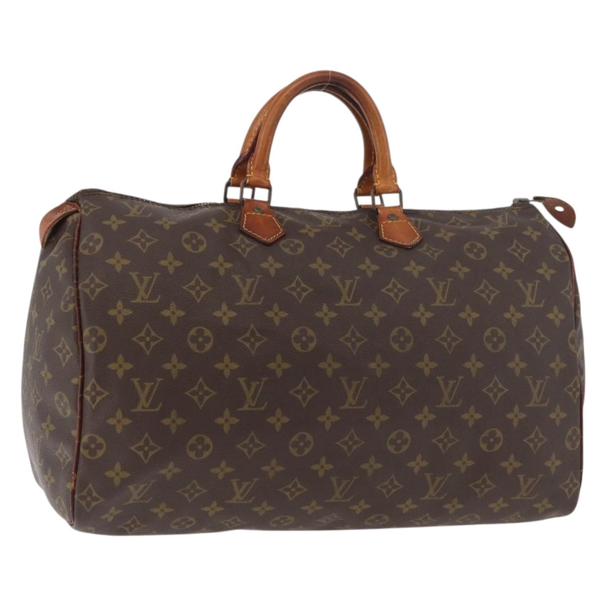 LOUIS VUITTON Monogram Speedy 40 Hand Bag M41522 LV Auth 179479