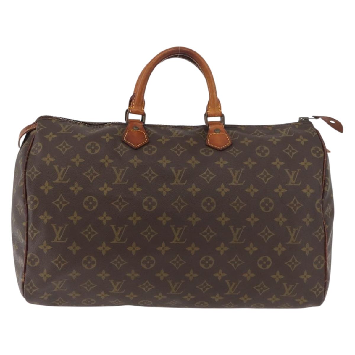 LOUIS VUITTON Monogram Speedy 40 Hand Bag M41522 LV Auth 179479
