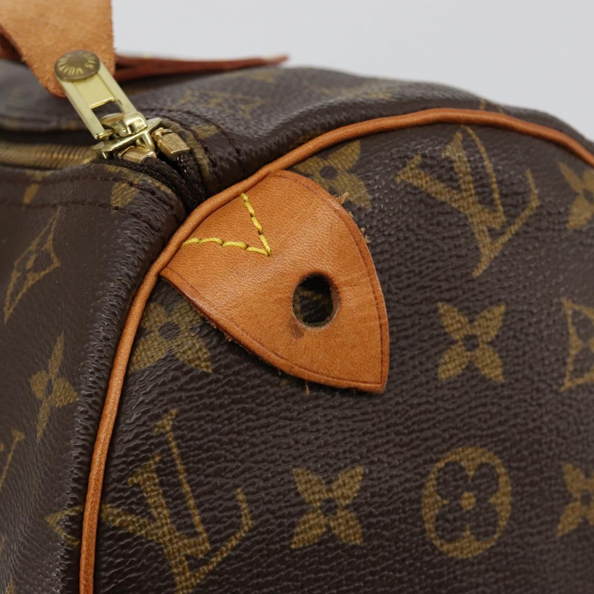 LOUIS VUITTON Monogram Speedy 30 Hand Bag M41526 LV Auth 179480A