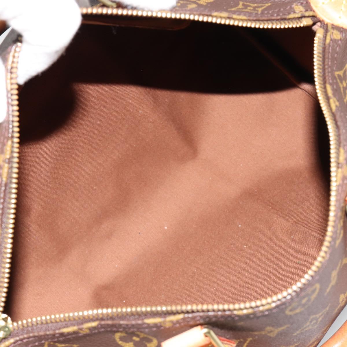 LOUIS VUITTON Monogram Speedy 30 Hand Bag M41526 LV Auth 179480A