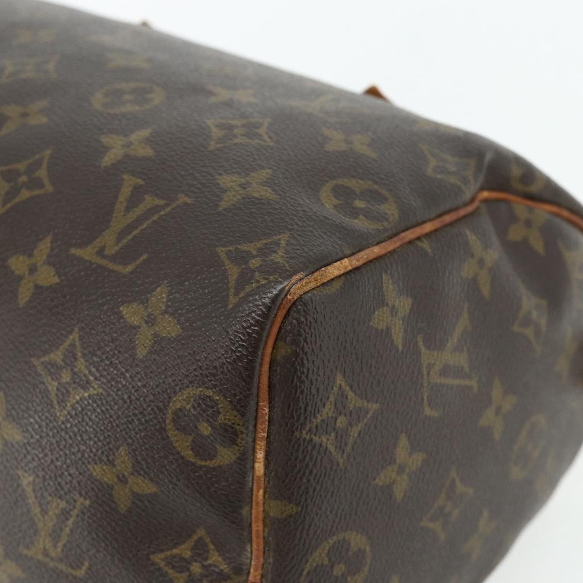 LOUIS VUITTON Monogram Speedy 25 Hand Bag M41528 LV Auth 179482