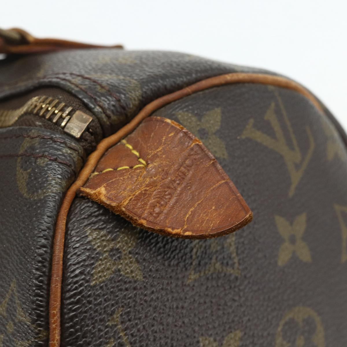 LOUIS VUITTON Monogram Speedy 25 Hand Bag M41528 LV Auth 179482