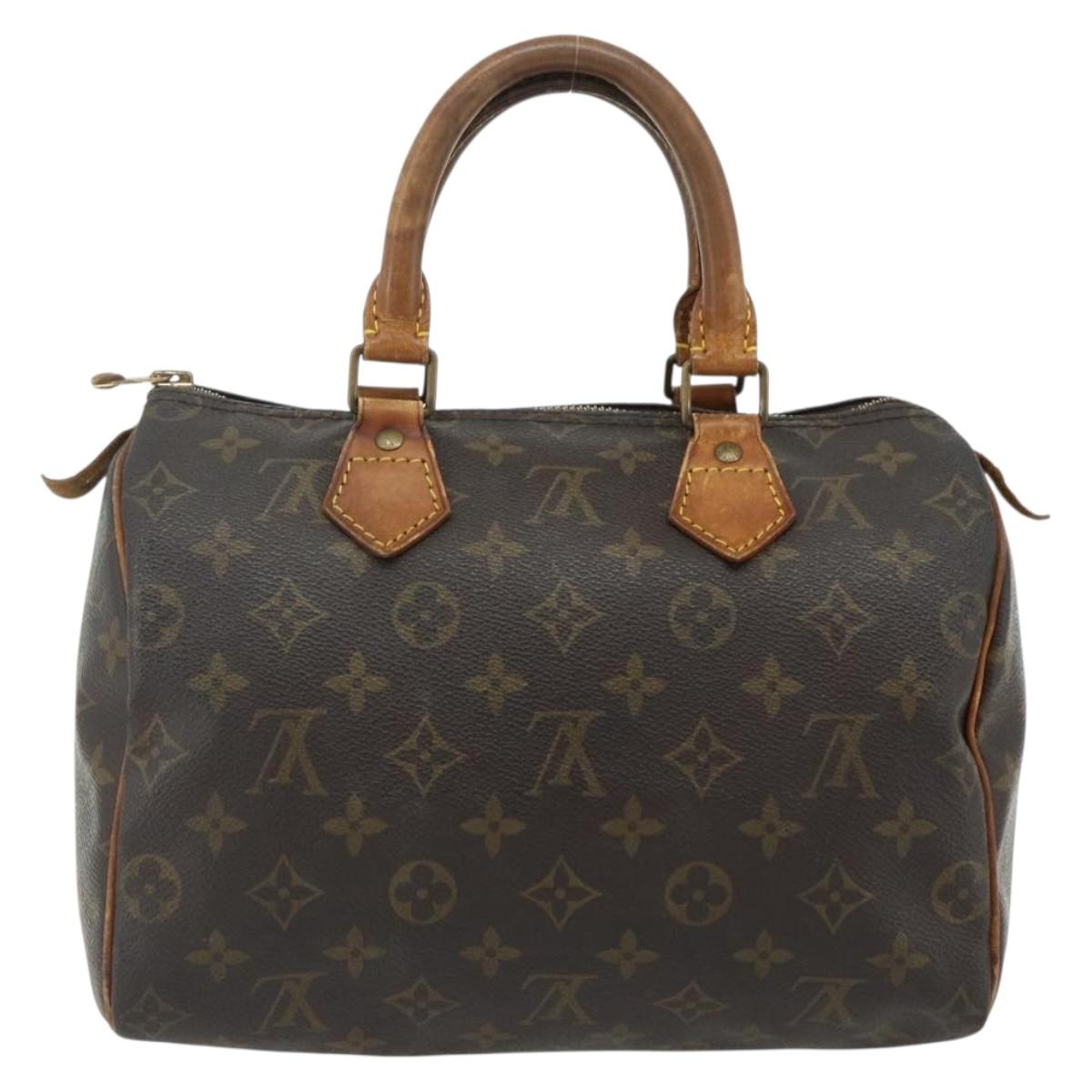 LOUIS VUITTON Monogram Speedy 25 Hand Bag M41528 LV Auth 179482