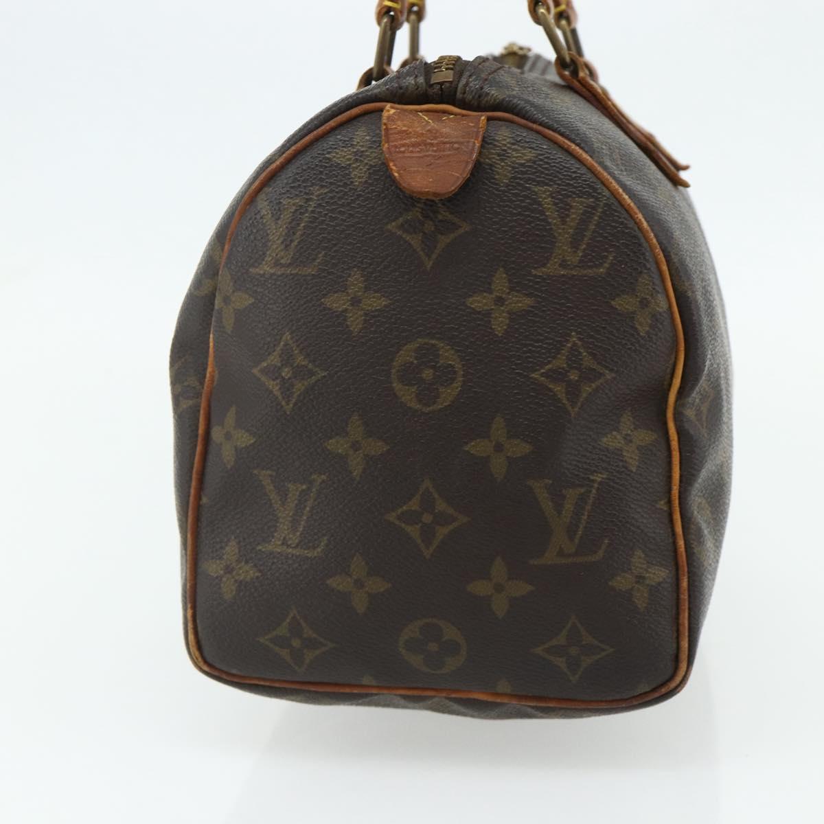 LOUIS VUITTON Monogram Speedy 25 Hand Bag M41528 LV Auth 179482