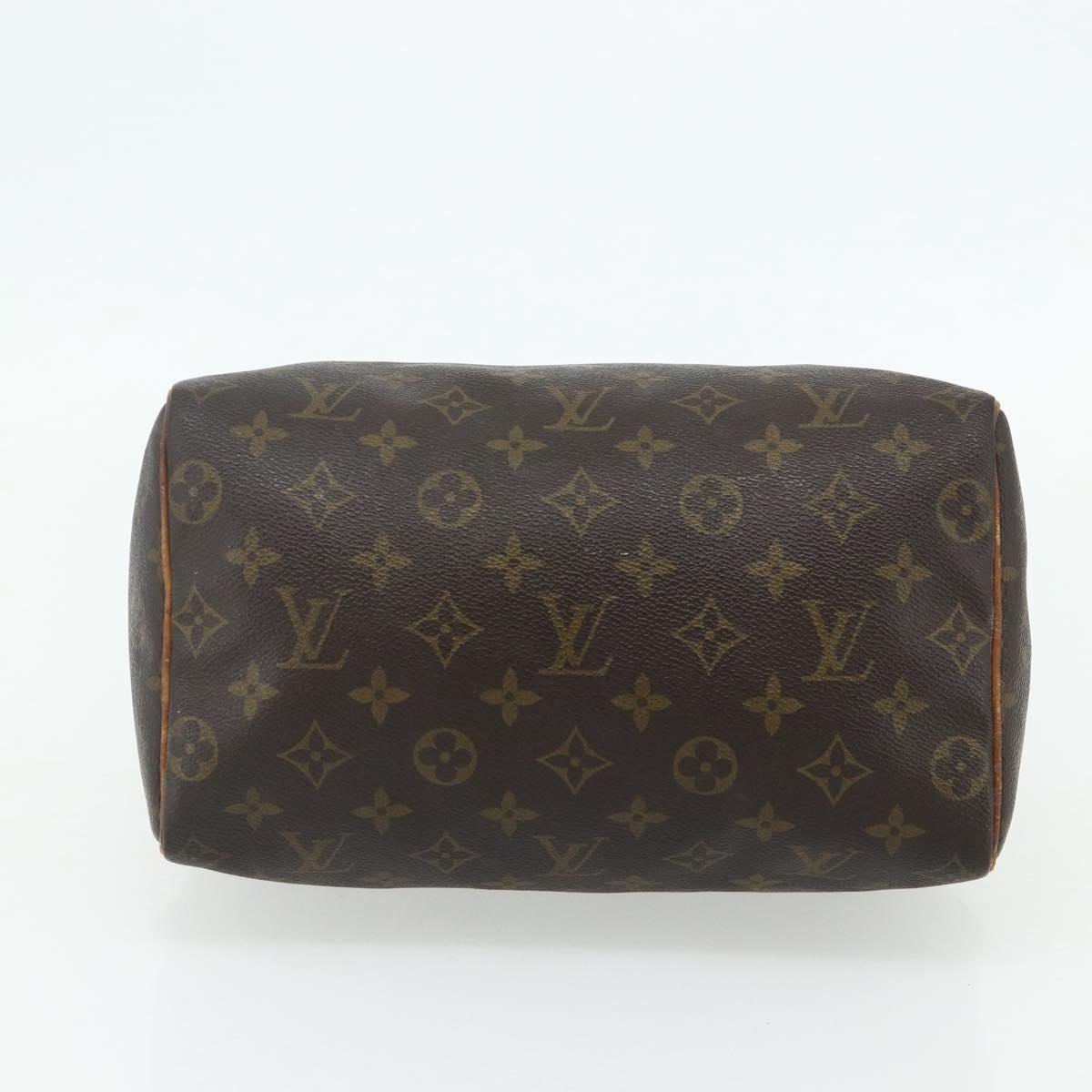 LOUIS VUITTON Monogram Speedy 25 Hand Bag M41528 LV Auth 179482