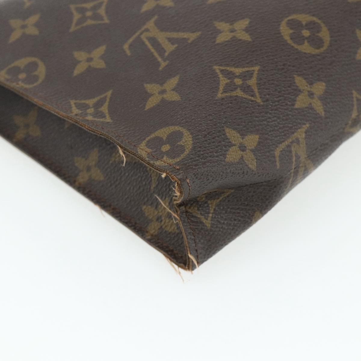 LOUIS VUITTON Monogram Poche Toilette 26 Pouch M47542 LV Auth 179484
