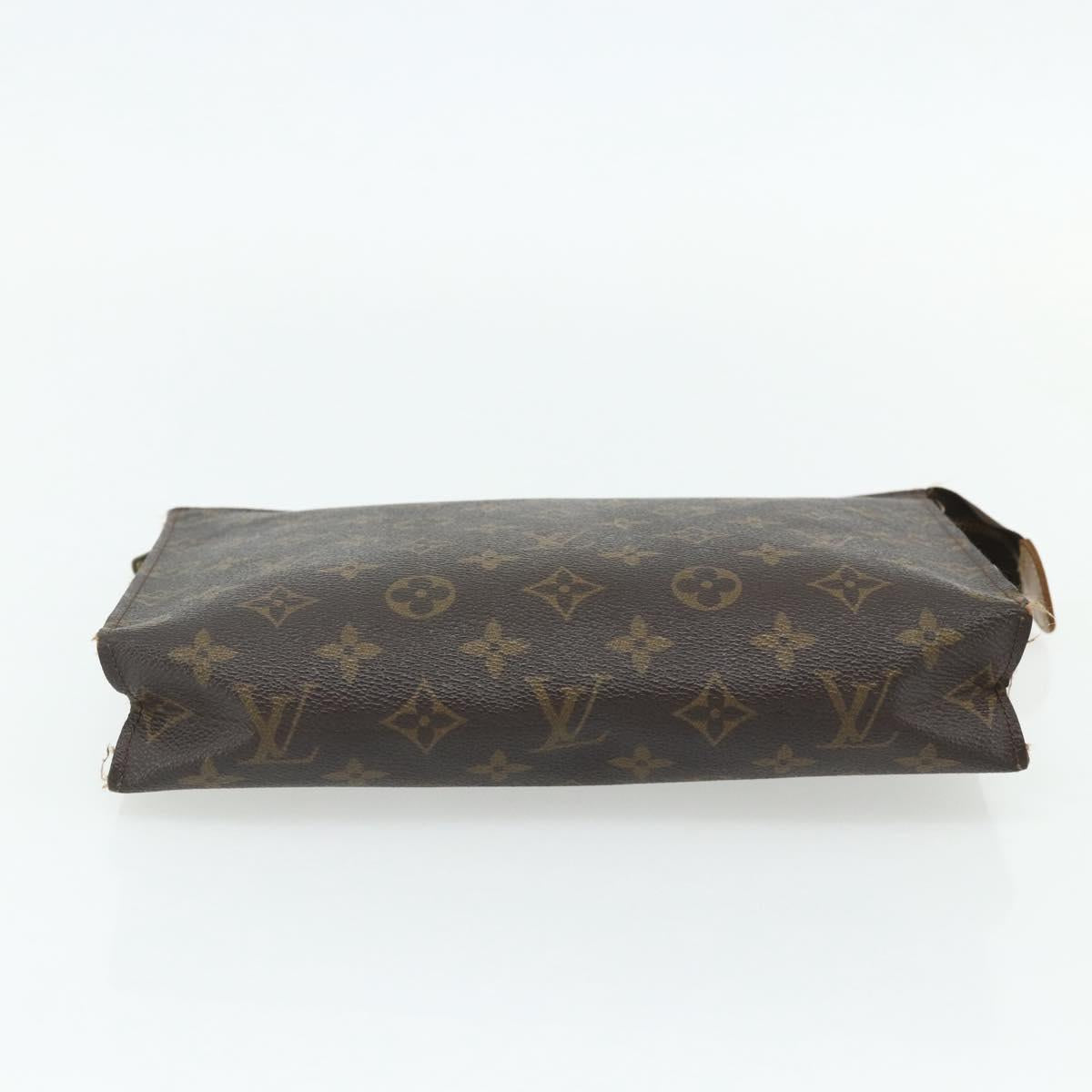 LOUIS VUITTON Monogram Poche Toilette 26 Pouch M47542 LV Auth 179484