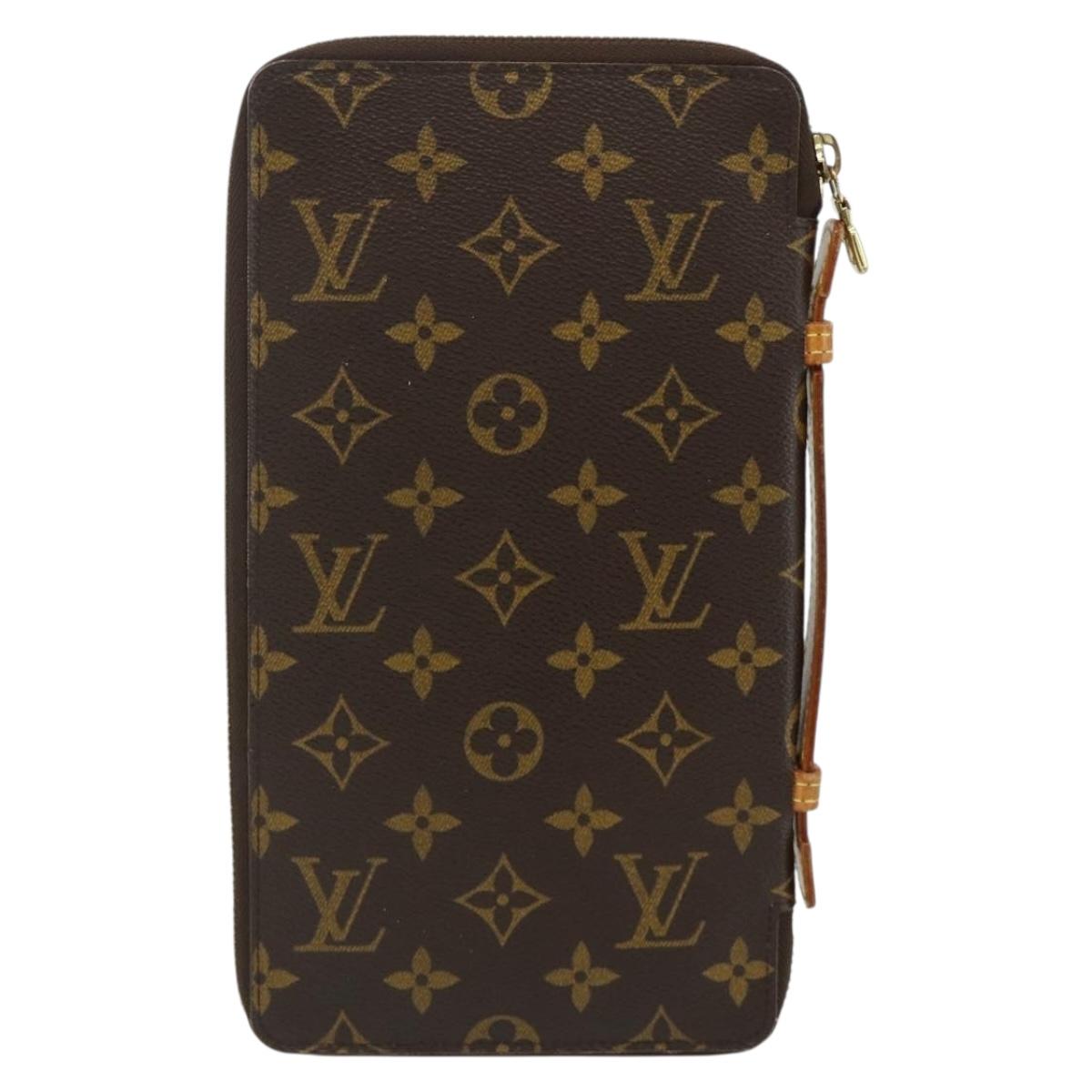 LOUIS VUITTON Monogram Organizer De Voyage Travel Case M60119 LV Auth 179486A