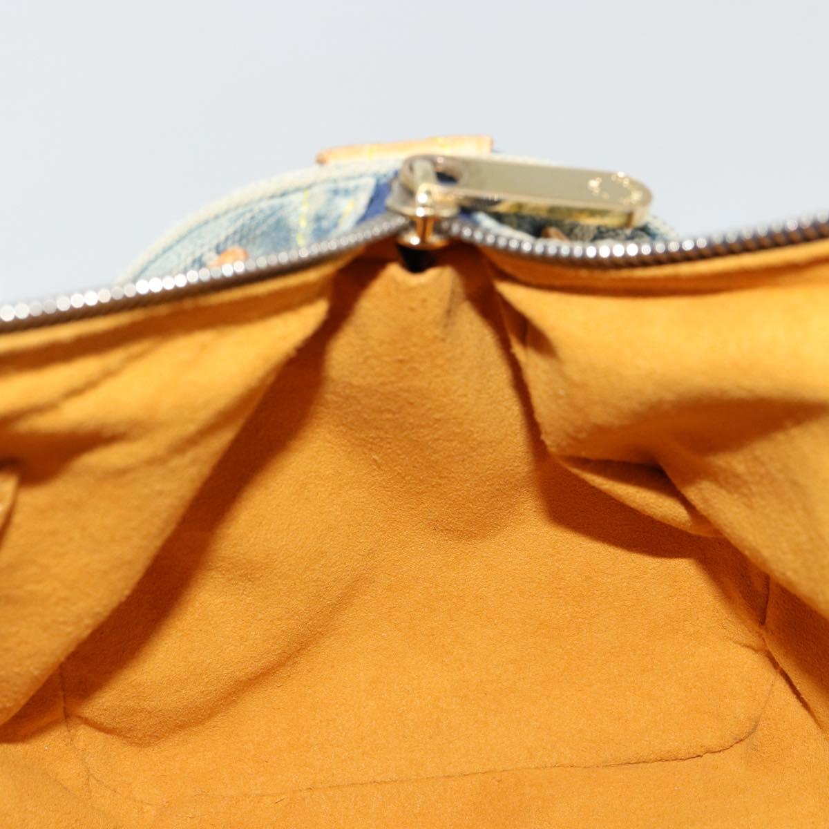 LOUIS VUITTON Monogram Denim Neo Speedy Hand Bag Blue M95019 LV Auth 179490V