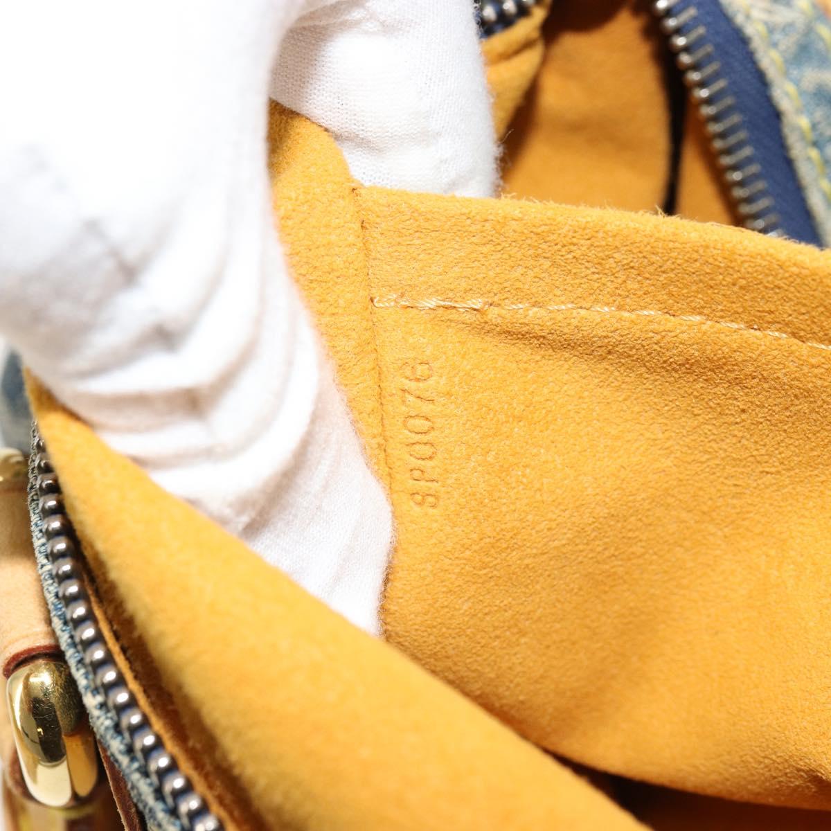 LOUIS VUITTON Monogram Denim Neo Speedy Hand Bag Blue M95019 LV Auth 179490V