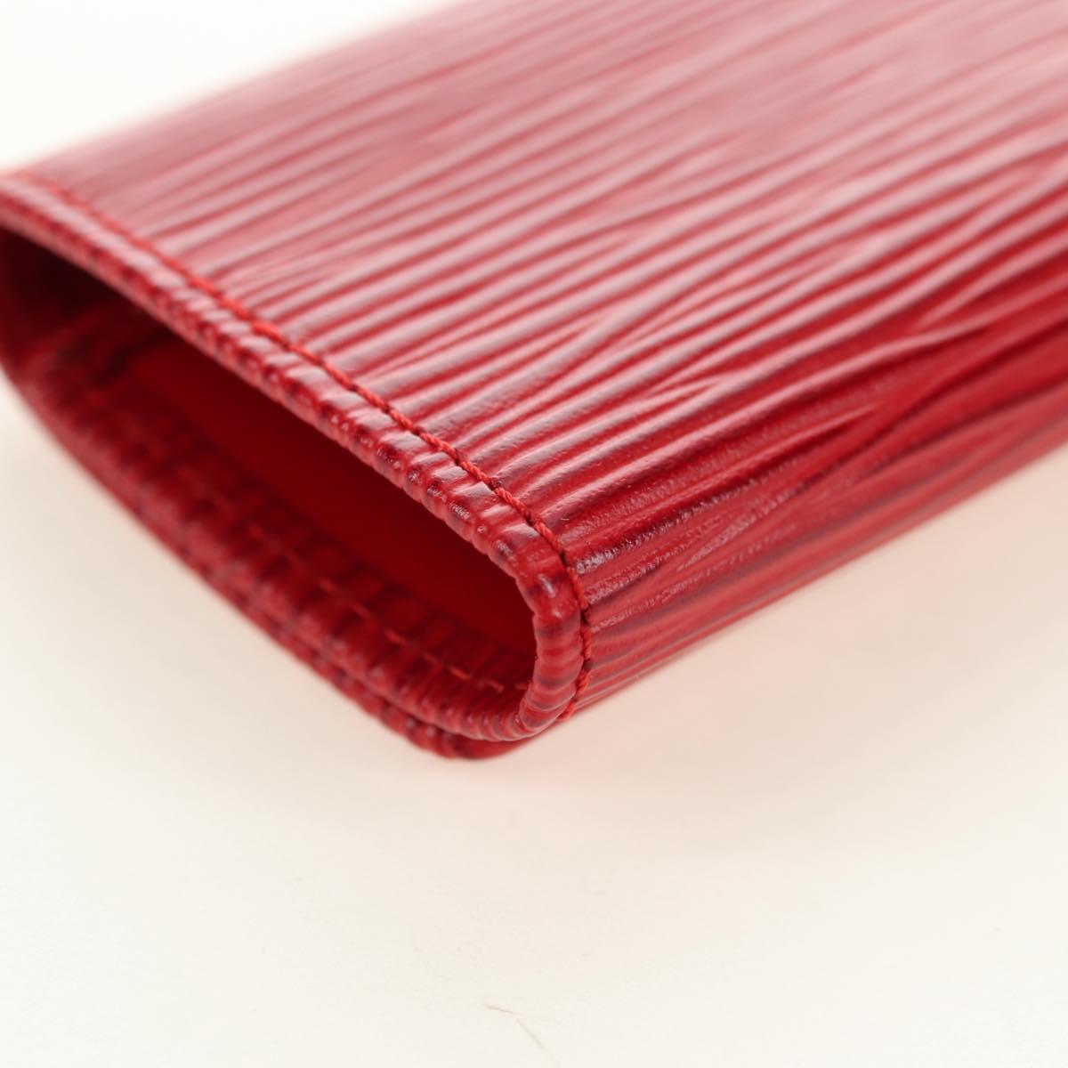 LOUIS VUITTON Epi Multicles 4 Key Case Red M63827 LV Auth 179511M