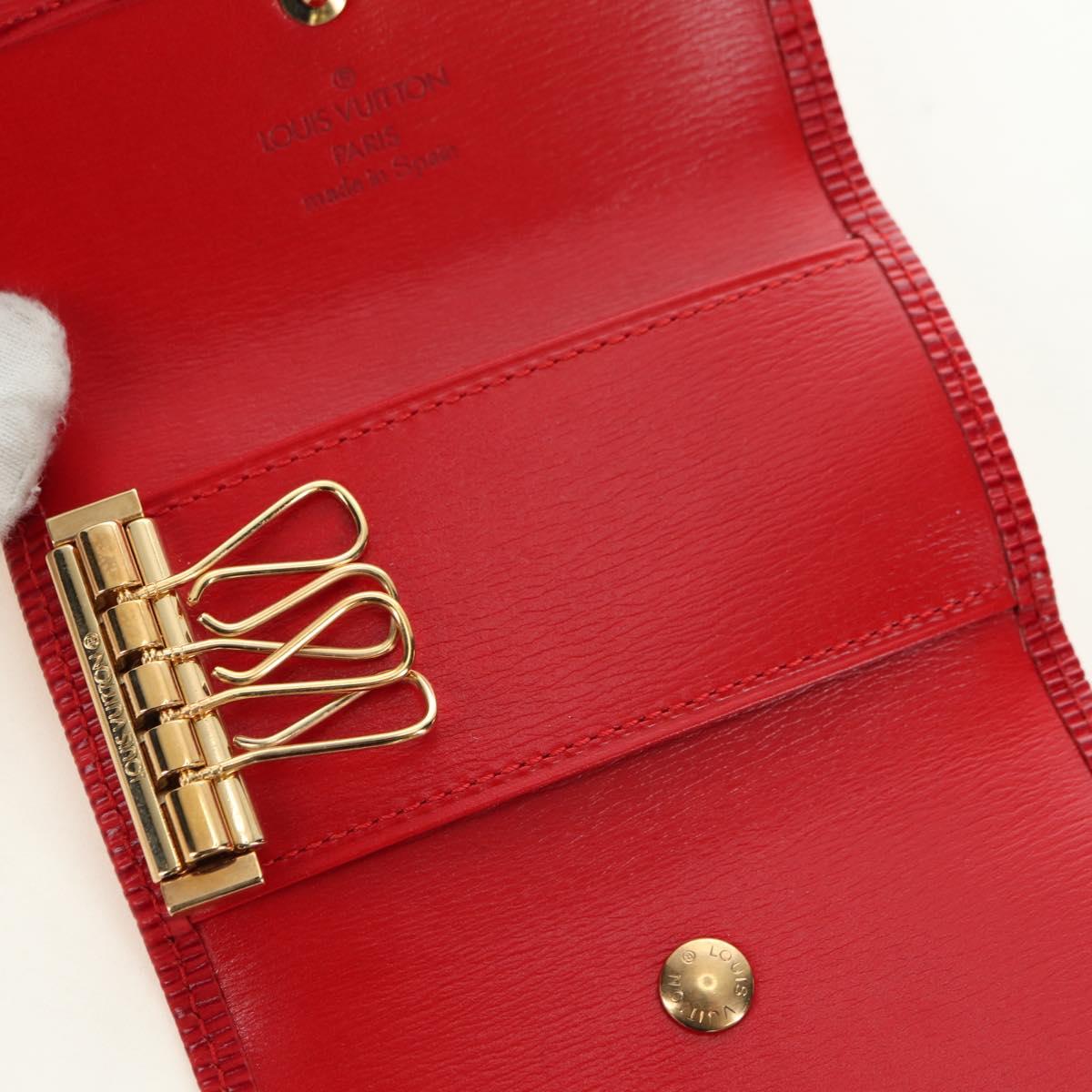 LOUIS VUITTON Epi Multicles 4 Key Case Red M63827 LV Auth 179511M