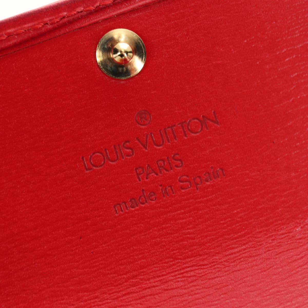 LOUIS VUITTON Epi Multicles 4 Key Case Red M63827 LV Auth 179511M