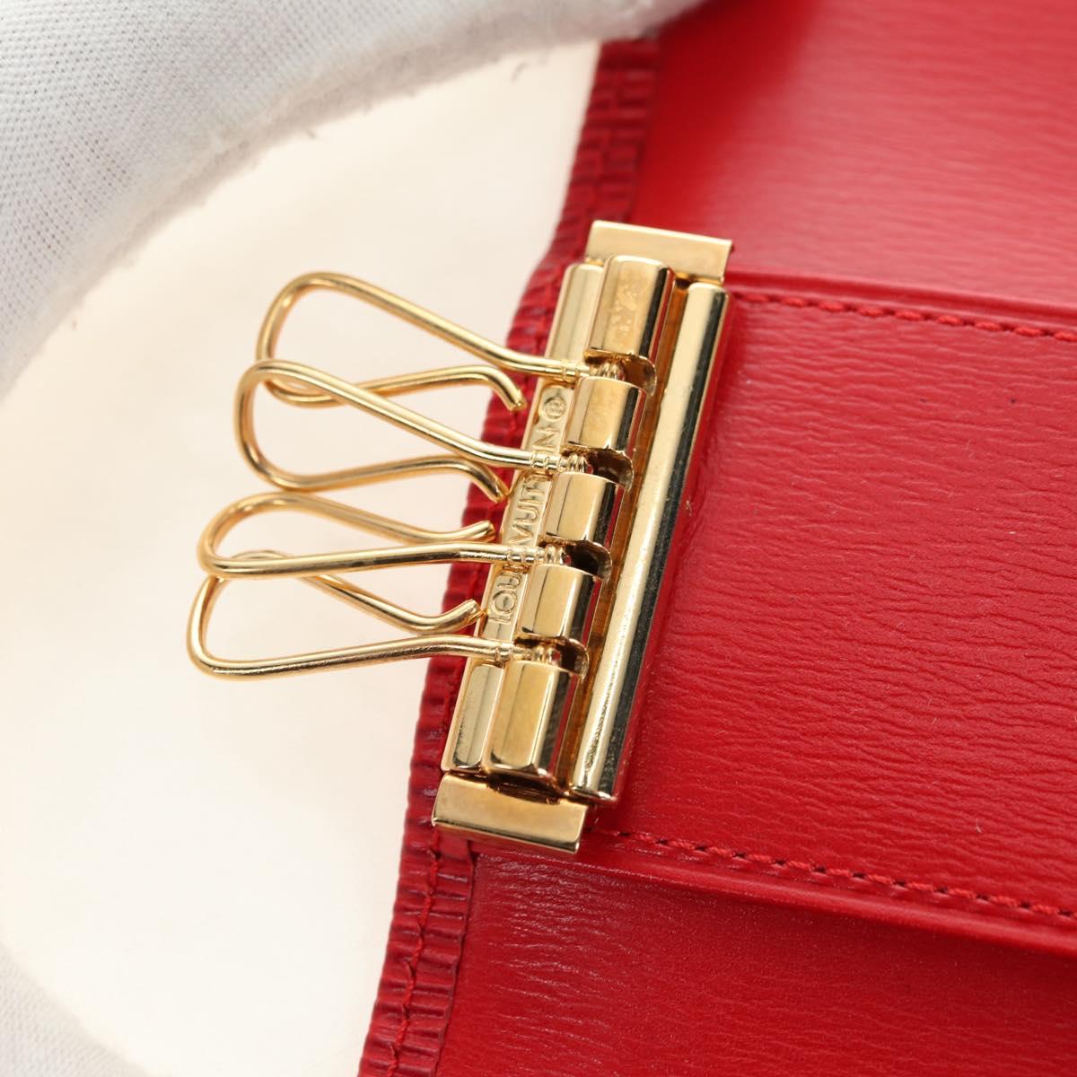 LOUIS VUITTON Epi Multicles 4 Key Case Red M63827 LV Auth 179511M