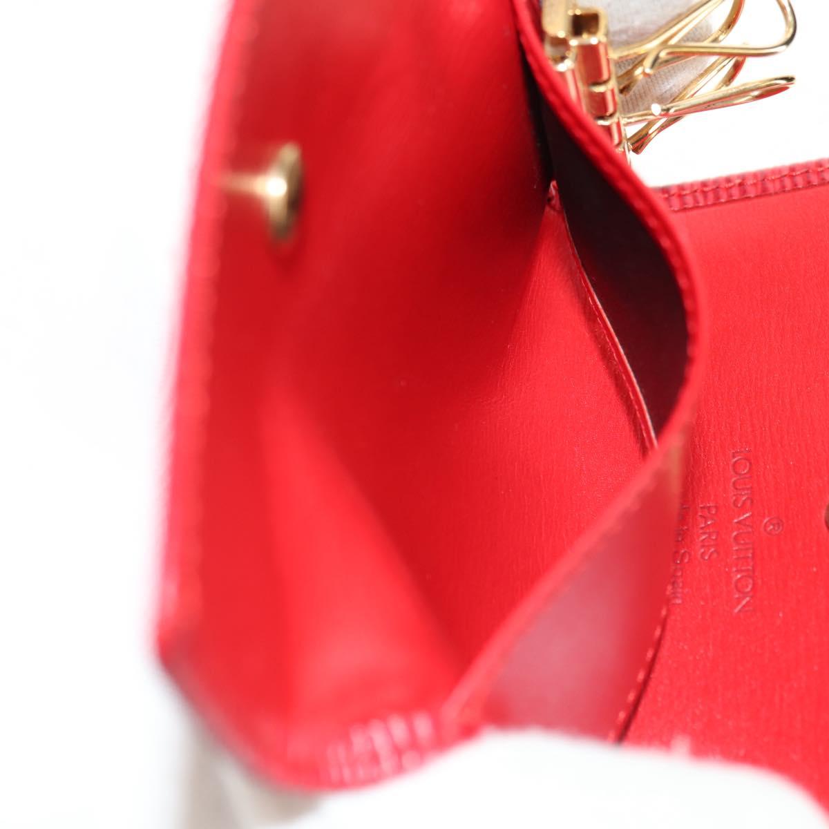 LOUIS VUITTON Epi Multicles 4 Key Case Red M63827 LV Auth 179511M