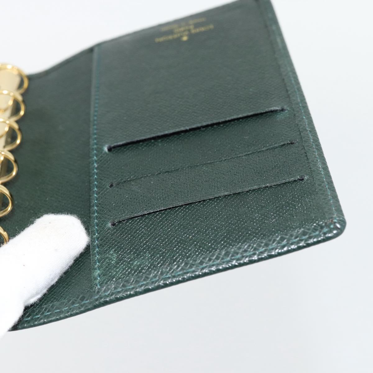 LOUIS VUITTON Taiga Agenda PM Day Planner Cover Epicea R20424 LV Auth 179521