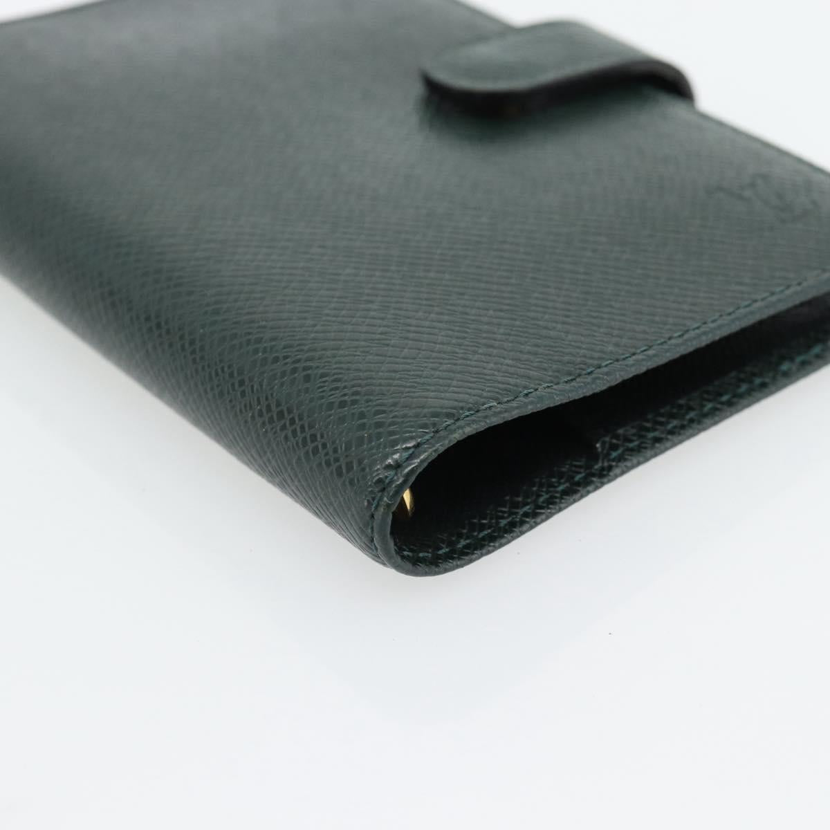 LOUIS VUITTON Taiga Agenda PM Day Planner Cover Epicea R20424 LV Auth 179521