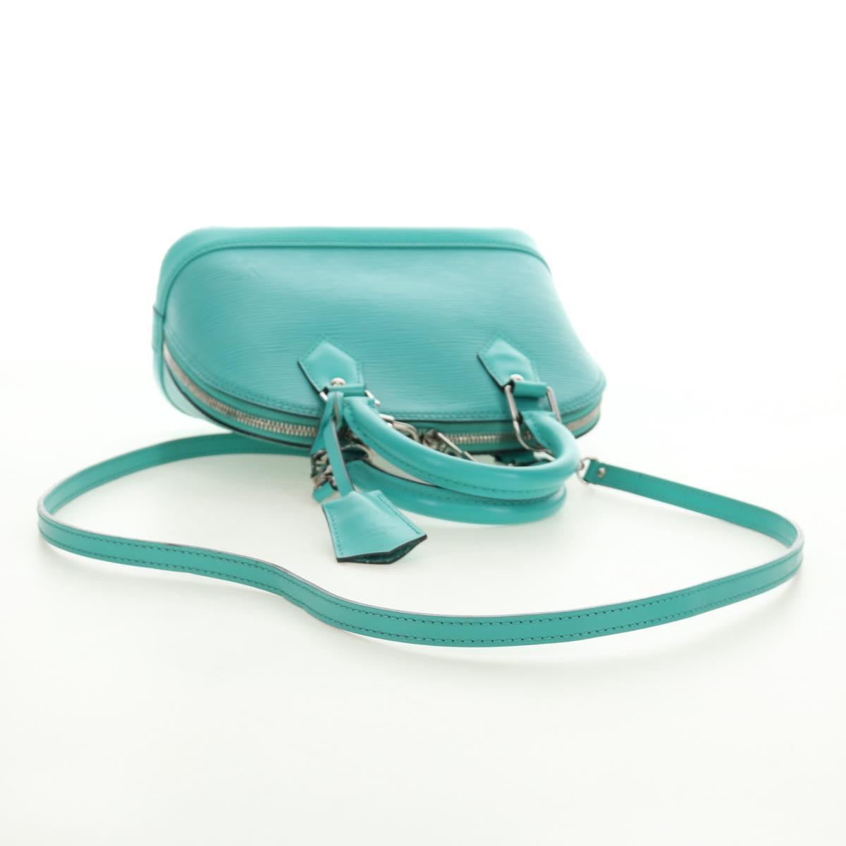LOUIS VUITTON Epi Alma BB Hand Bag 2way Turquoise Blue M40853 LV Auth 179527SAM