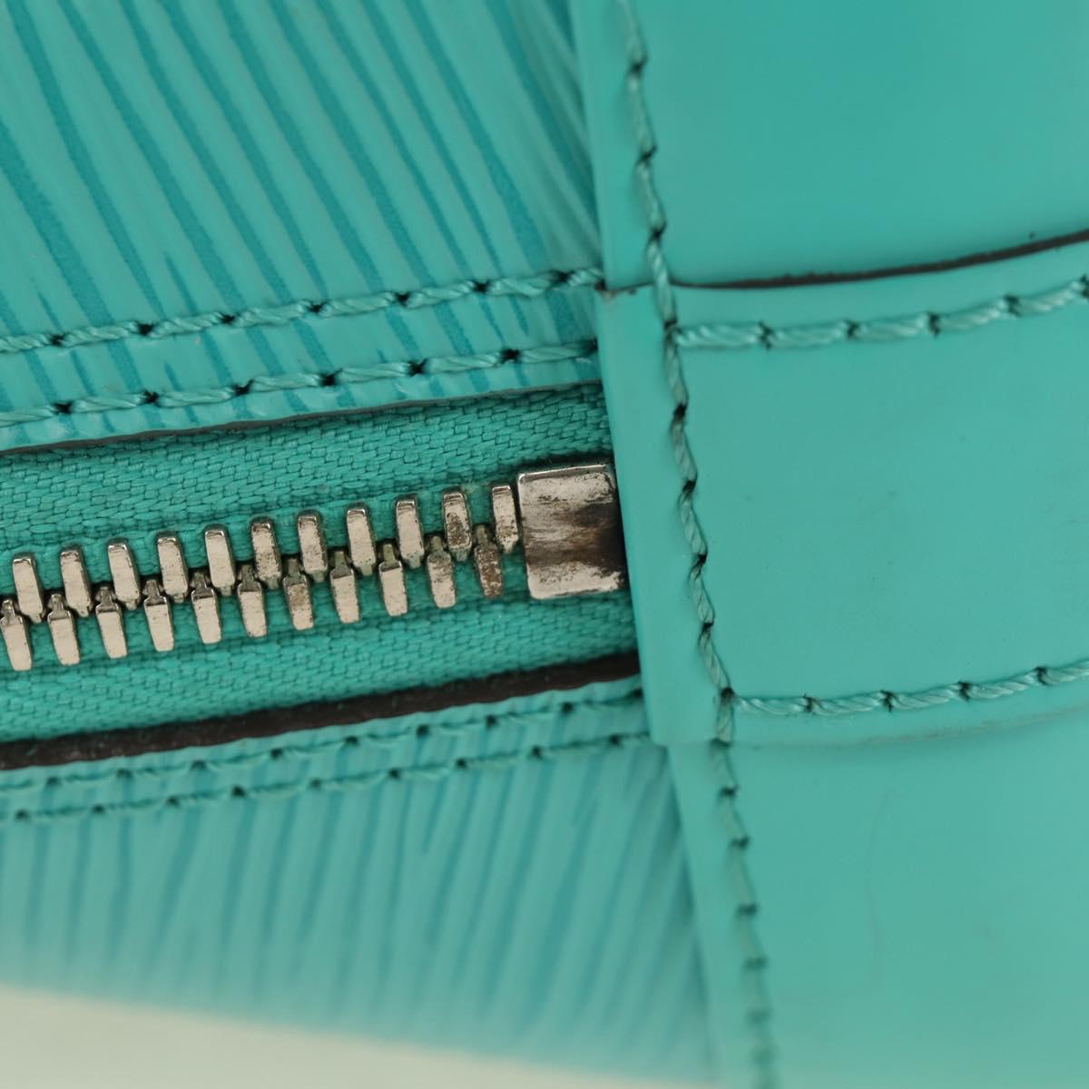 LOUIS VUITTON Epi Alma BB Hand Bag 2way Turquoise Blue M40853 LV Auth 179527SAM