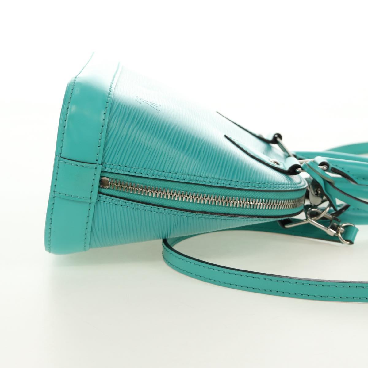 LOUIS VUITTON Epi Alma BB Hand Bag 2way Turquoise Blue M40853 LV Auth 179527SAM