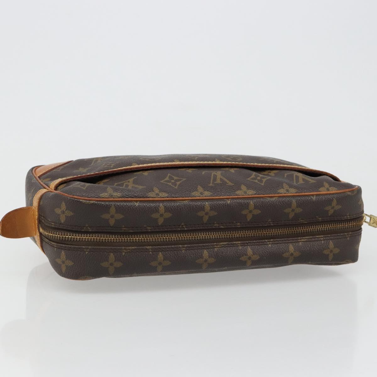 LOUIS VUITTON Monogram Compiegne 28 Clutch Bag M51845 LV Auth 179532