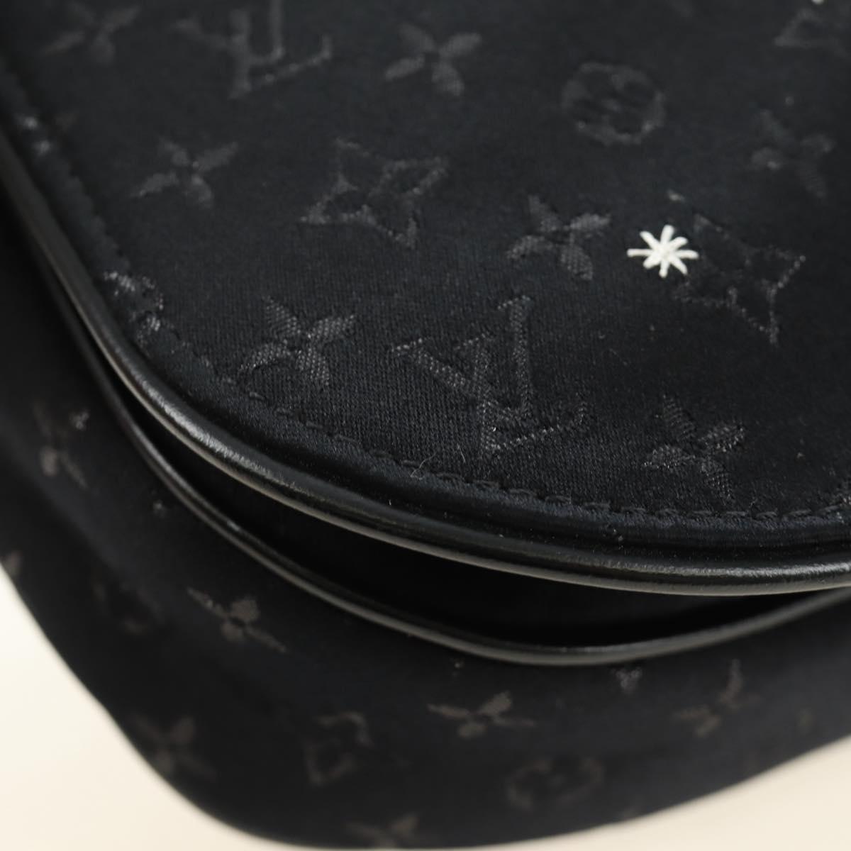 LOUIS VUITTON Monogram Satin Musette Comte de Fe Bag Black M92273 LV Auth 179540SAV
