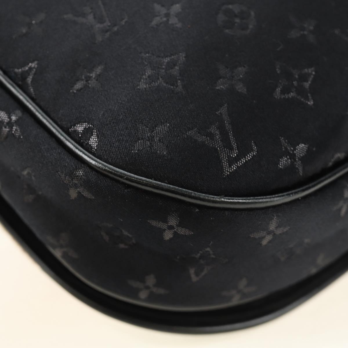 LOUIS VUITTON Monogram Satin Musette Comte de Fe Bag Black M92273 LV Auth 179540SAV