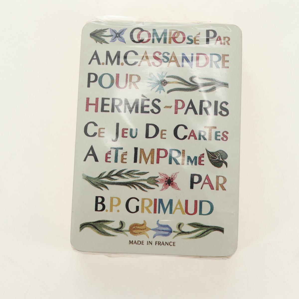 HERMES Playing Cards Blue Red Auth 179547M