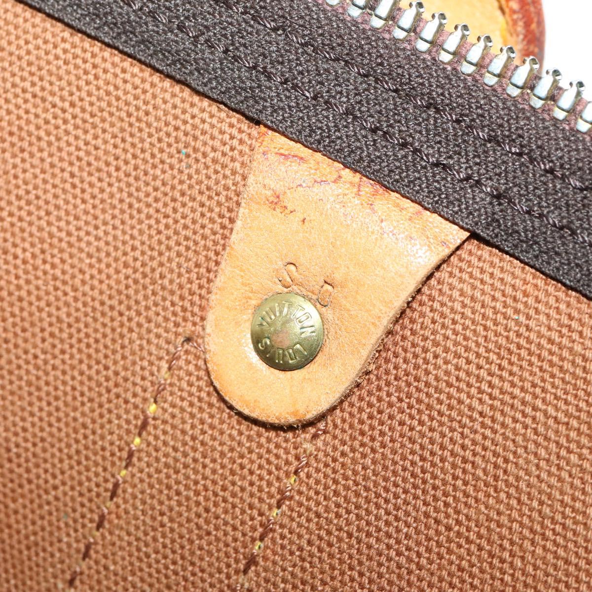 LOUIS VUITTON Monogram Keepall 55 Boston Bag M41424 LV Auth 179565