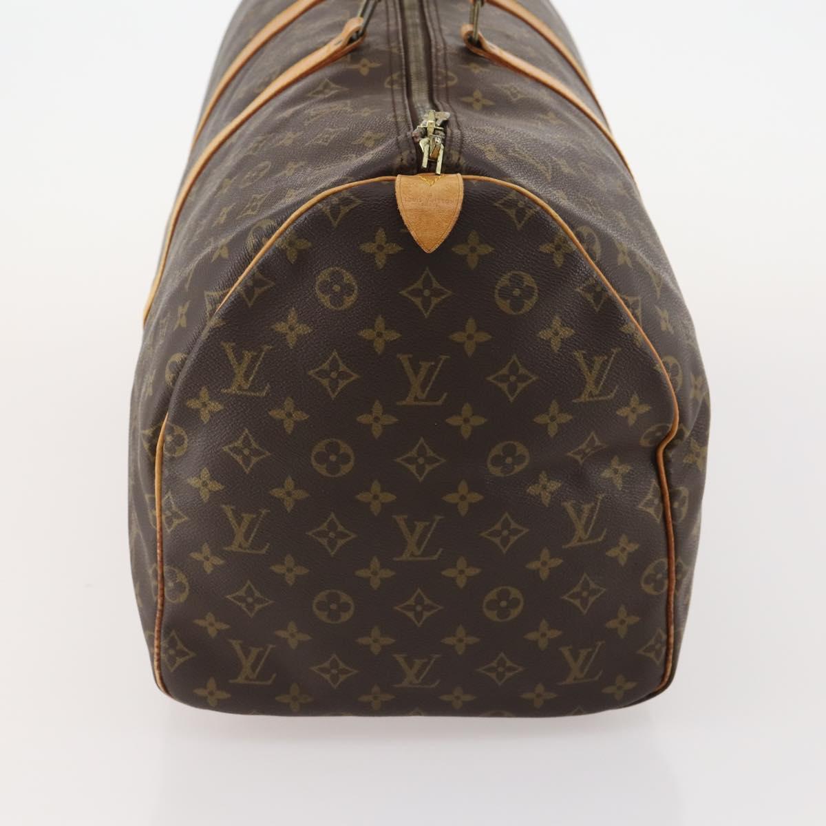 LOUIS VUITTON Monogram Keepall 55 Boston Bag M41424 LV Auth 179565