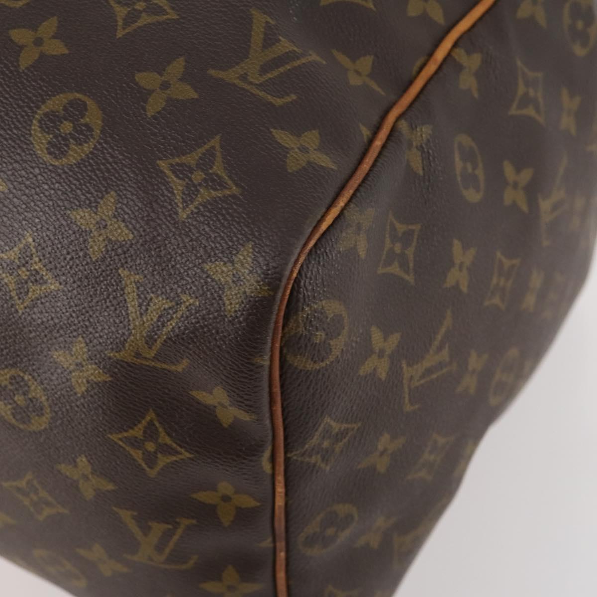 LOUIS VUITTON Monogram Sac Souple 45 Boston Bag M41624 LV Auth 179566