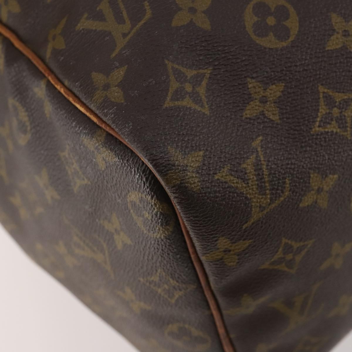 LOUIS VUITTON Monogram Sac Souple 45 Boston Bag M41624 LV Auth 179566