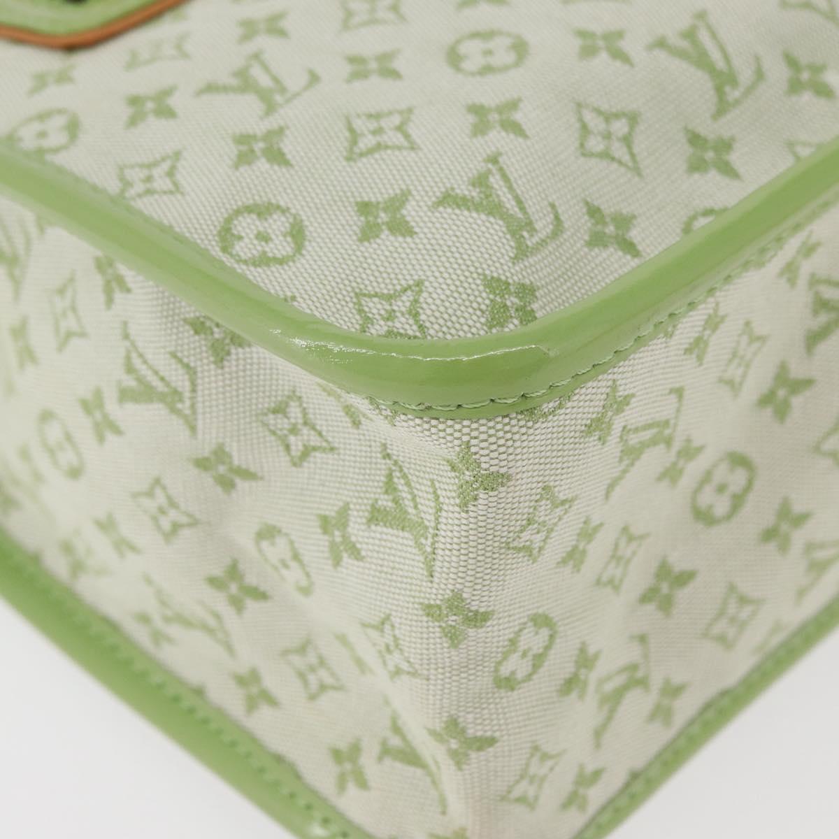 LOUIS VUITTON Monogram Mini Sac Catline Bag Almond Green M92931 LV Auth 179578V