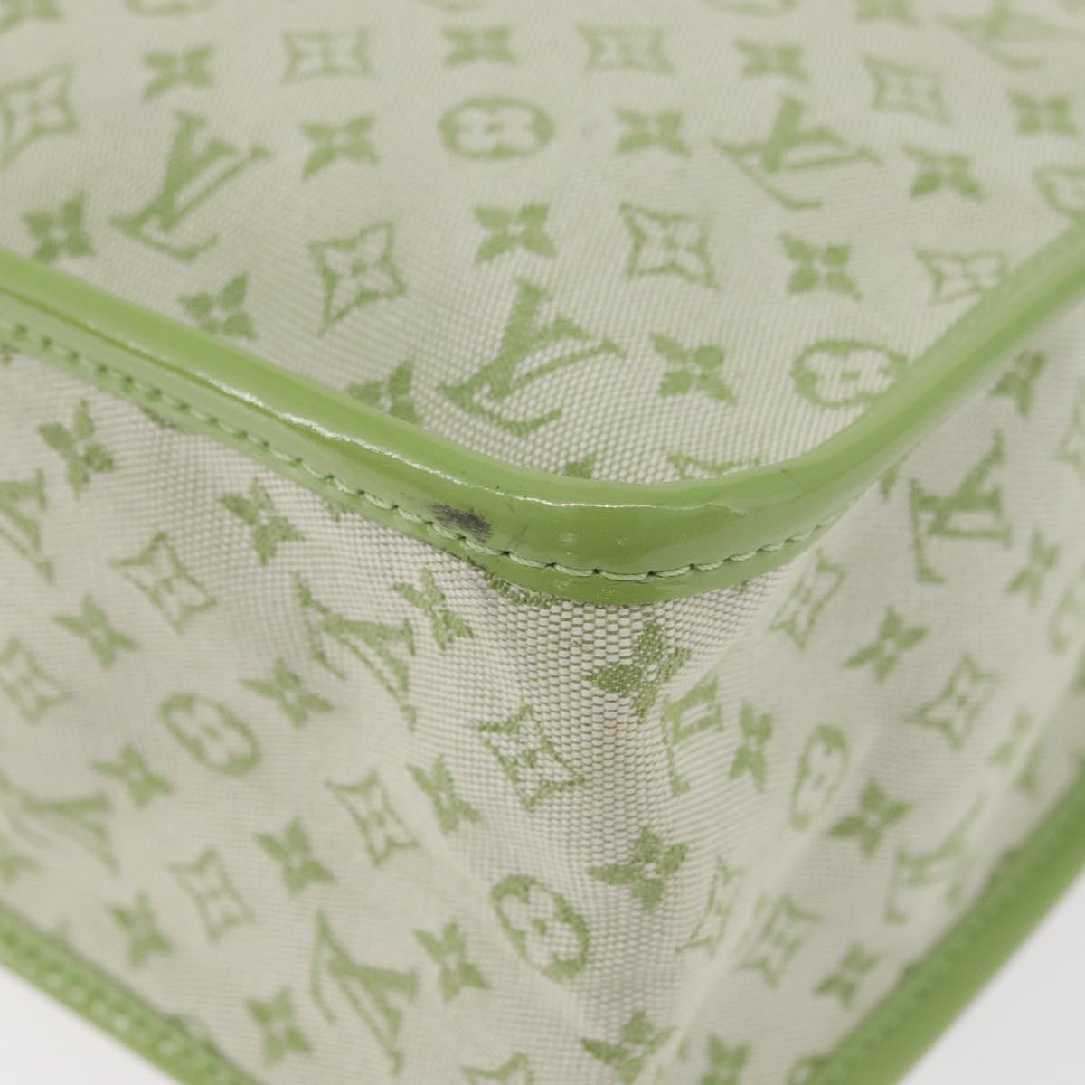 LOUIS VUITTON Monogram Mini Sac Catline Bag Almond Green M92931 LV Auth 179578V