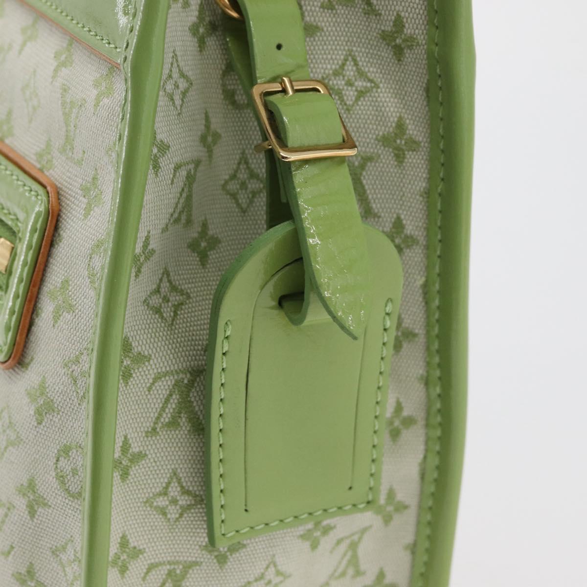 LOUIS VUITTON Monogram Mini Sac Catline Bag Almond Green M92931 LV Auth 179578V