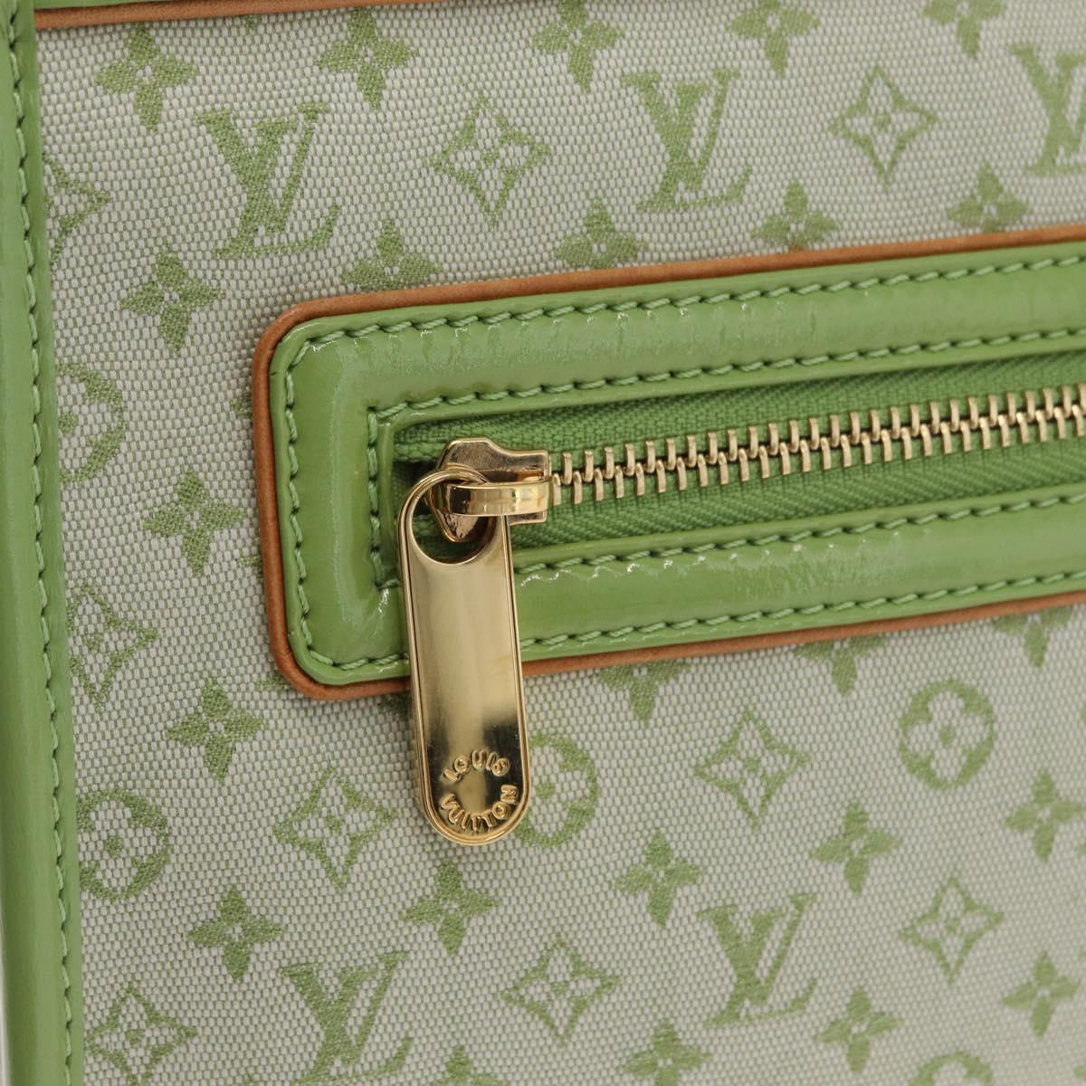 LOUIS VUITTON Monogram Mini Sac Catline Bag Almond Green M92931 LV Auth 179578V