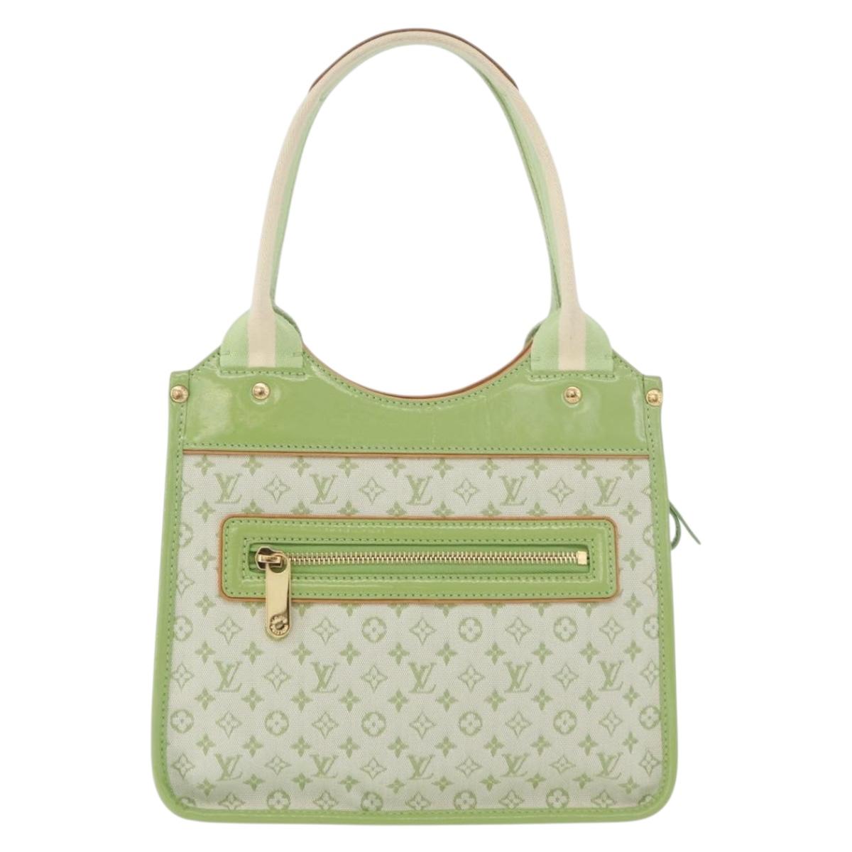 LOUIS VUITTON Monogram Mini Sac Catline Bag Almond Green M92931 LV Auth 179578V
