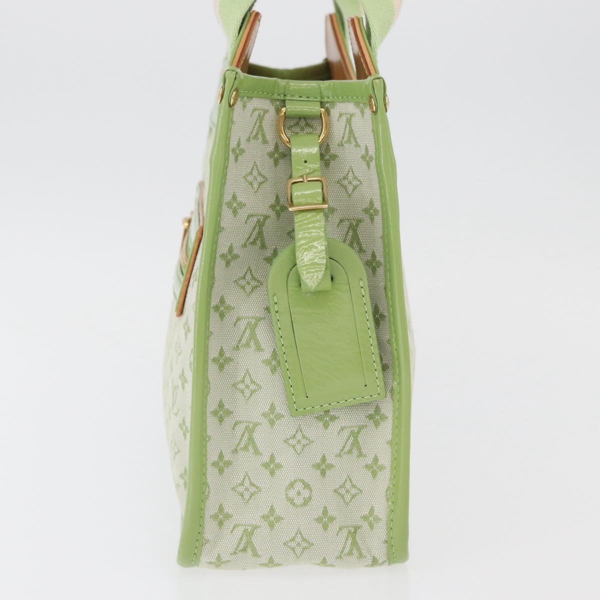 LOUIS VUITTON Monogram Mini Sac Catline Bag Almond Green M92931 LV Auth 179578V