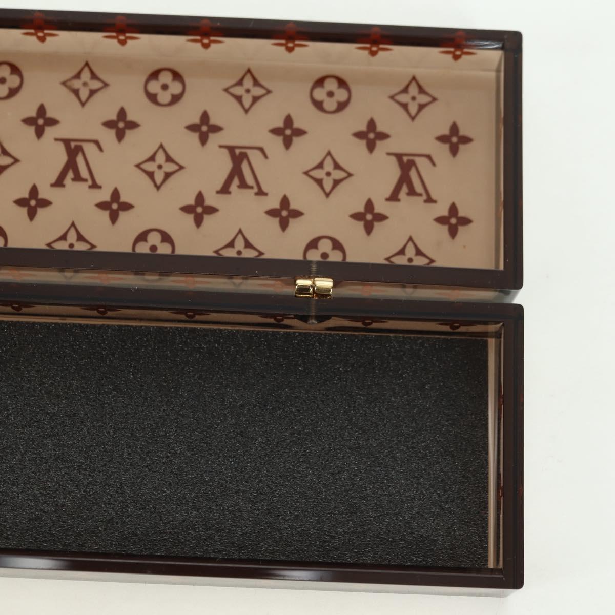 LOUIS VUITTON Monogram Chop Stick Wood Brown LV Auth 179590M