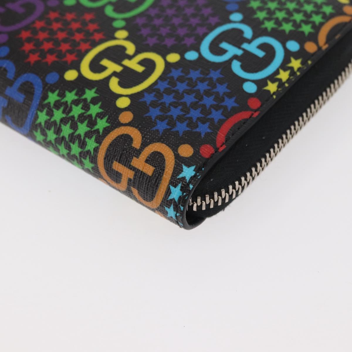 GUCCI GG Psychedelic Long Wallet Multicolor 601079 Auth 179591V