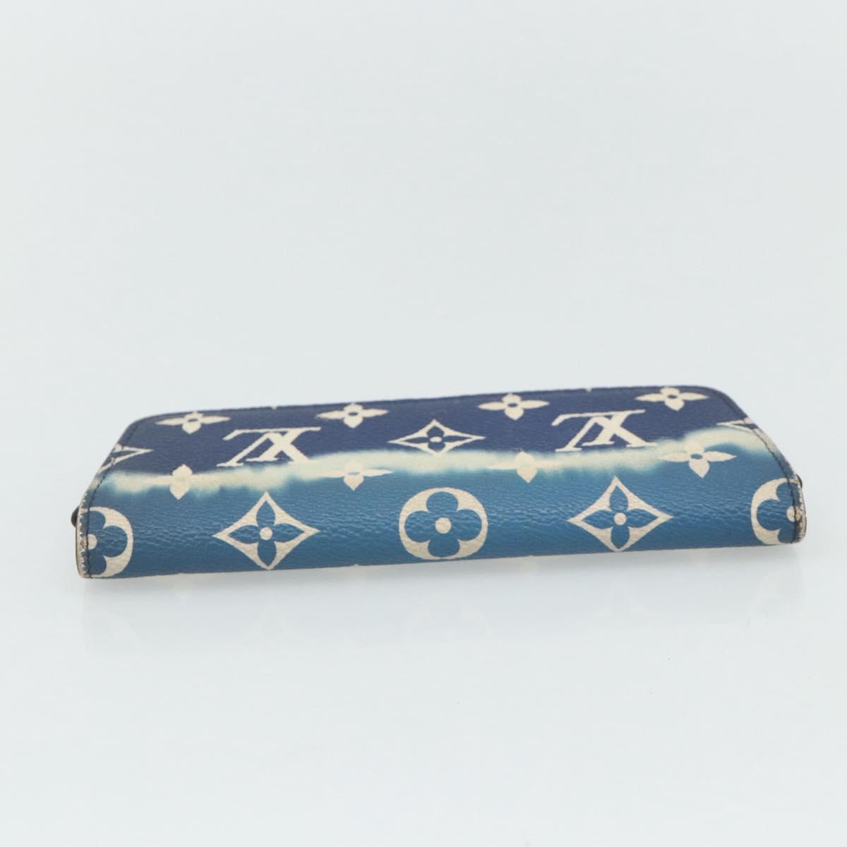 LOUIS VUITTON Monogram Escal Etui Lunette Woody Case Blue GI0474 Auth 179593