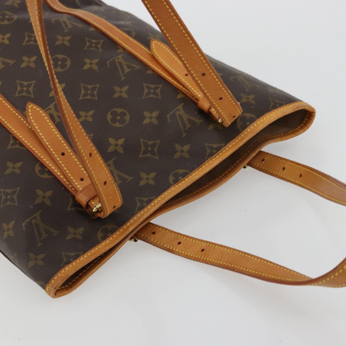 LOUIS VUITTON Monogram Bucket GM Shoulder Bag M42236 LV Auth 179601