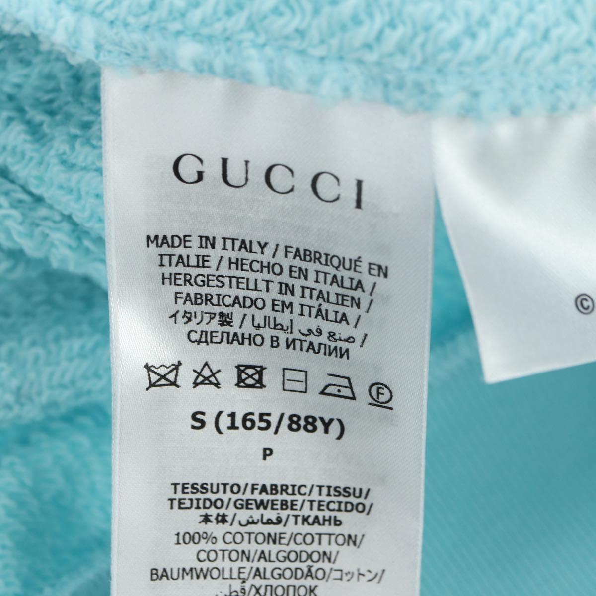 GUCCI Bananya Collaboration Trainer Cotton Light Blue Auth 179651M
