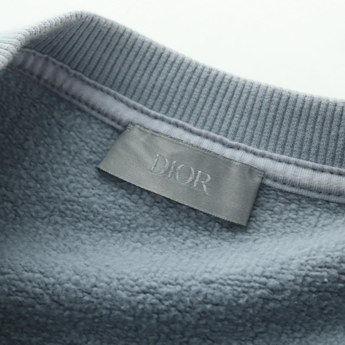 Christian Dior Trainer Cotton Gray Auth 179654M