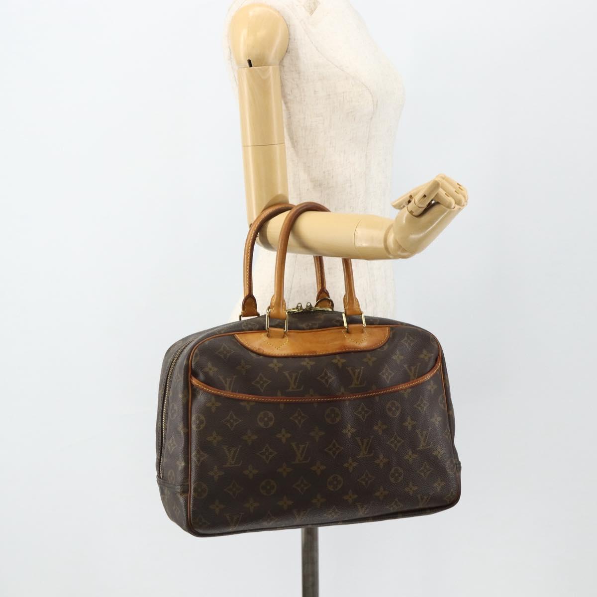 LOUIS VUITTON Monogram Deauville Hand Bag M47270 LV Auth 179668